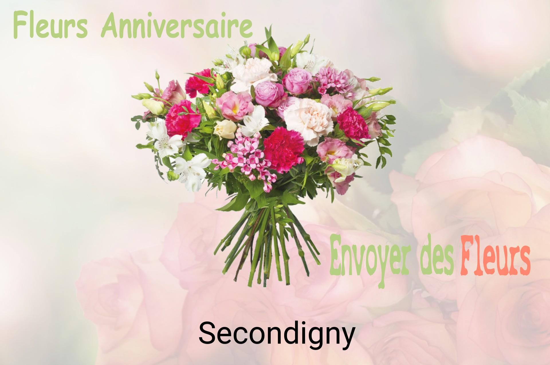 Bouquet de fleurs d’anniversaire livré à Secondigny